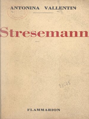 cover image of Stresemann